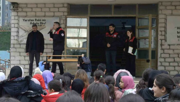 Öğrencilere Afet Bilinci Eğitimi