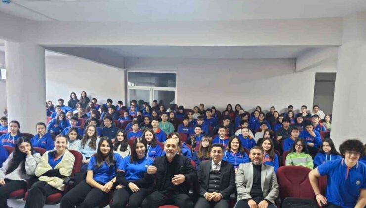 Muğla Gazi Anadolu Lisesi’nde “İnsana Yolculuk” Söyleşisi