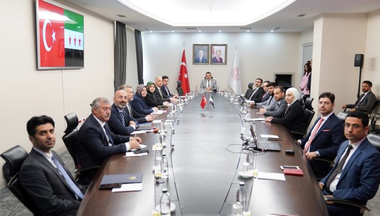 Millî Eğitim Bakanlığı ve Suriye heyeti arasında eğitim iş birliği toplantısı