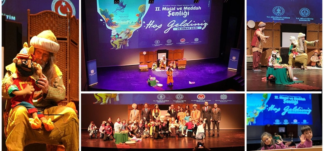 Dünya Masal Anlatma Günü’nde bin öğrenci aynı sahnedeydi