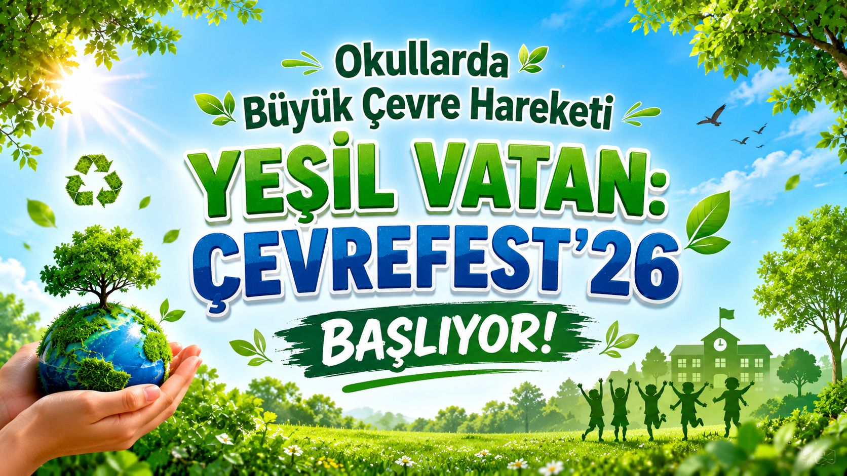 Okullarda Büyük Çevre Hareketi "Yeşil Vatan: ÇevreFest'26" başlıyor