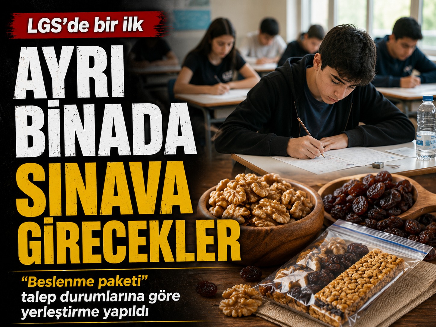 LGS'ye "beslenme" ayarı