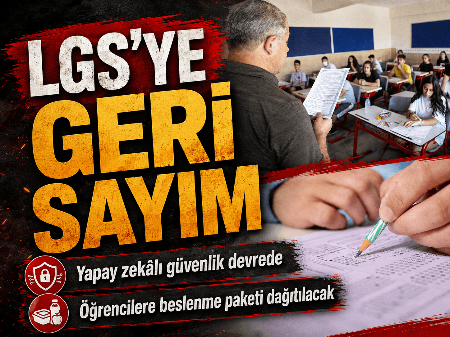 LGS için geri sayım başladı
