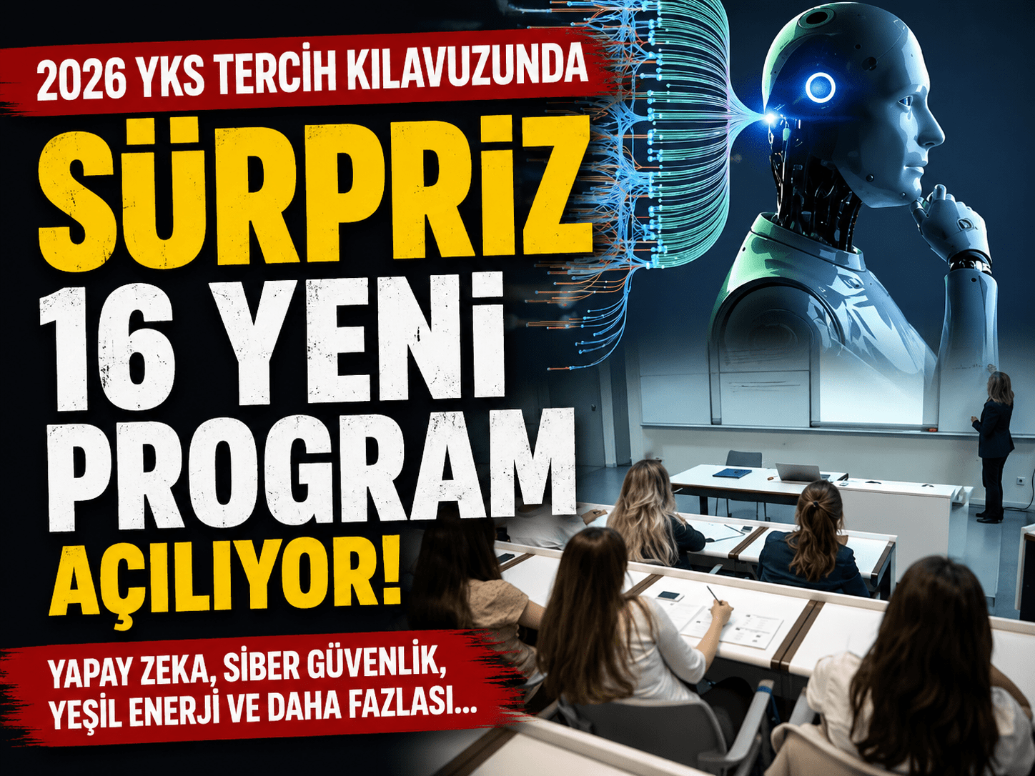 YÖK’ten 16 yeni program müjdesi: Yapay zeka ön planda