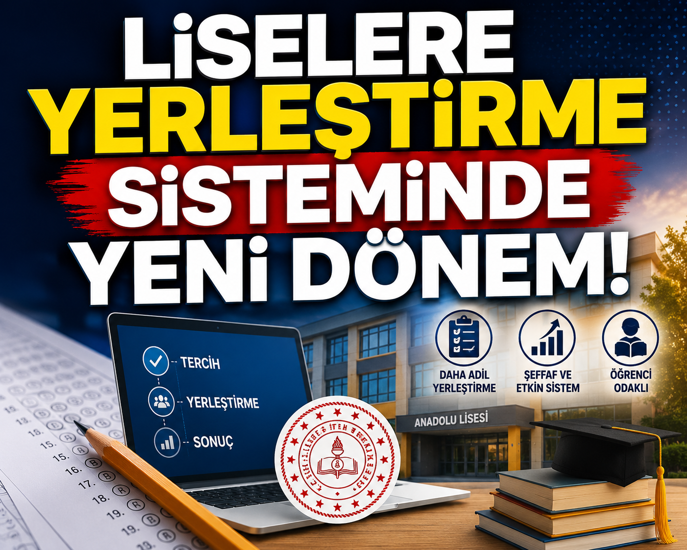 Liselere yerleştirme sisteminde yeni dönem