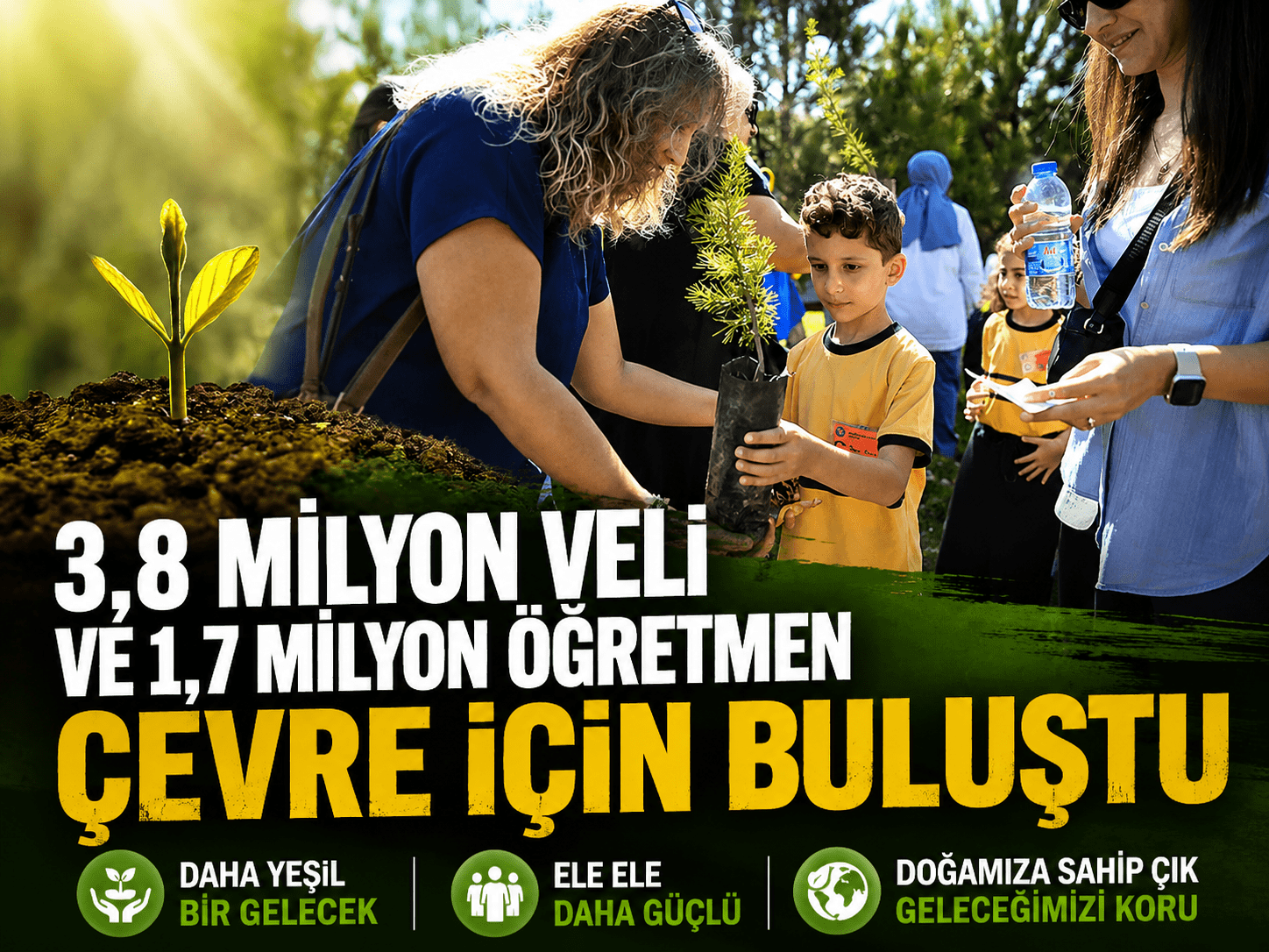 MEB’in ÇARE Programı: 25 milyon öğrenci çevre için buluştu