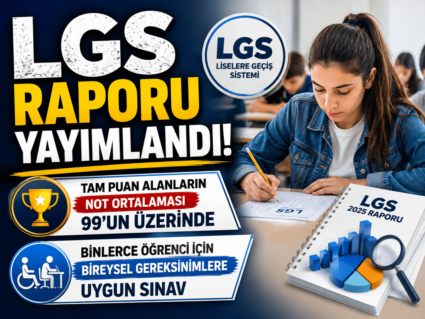 LGS raporu yayımlandı: Başarı okulla güçlü şekilde bağlantılı