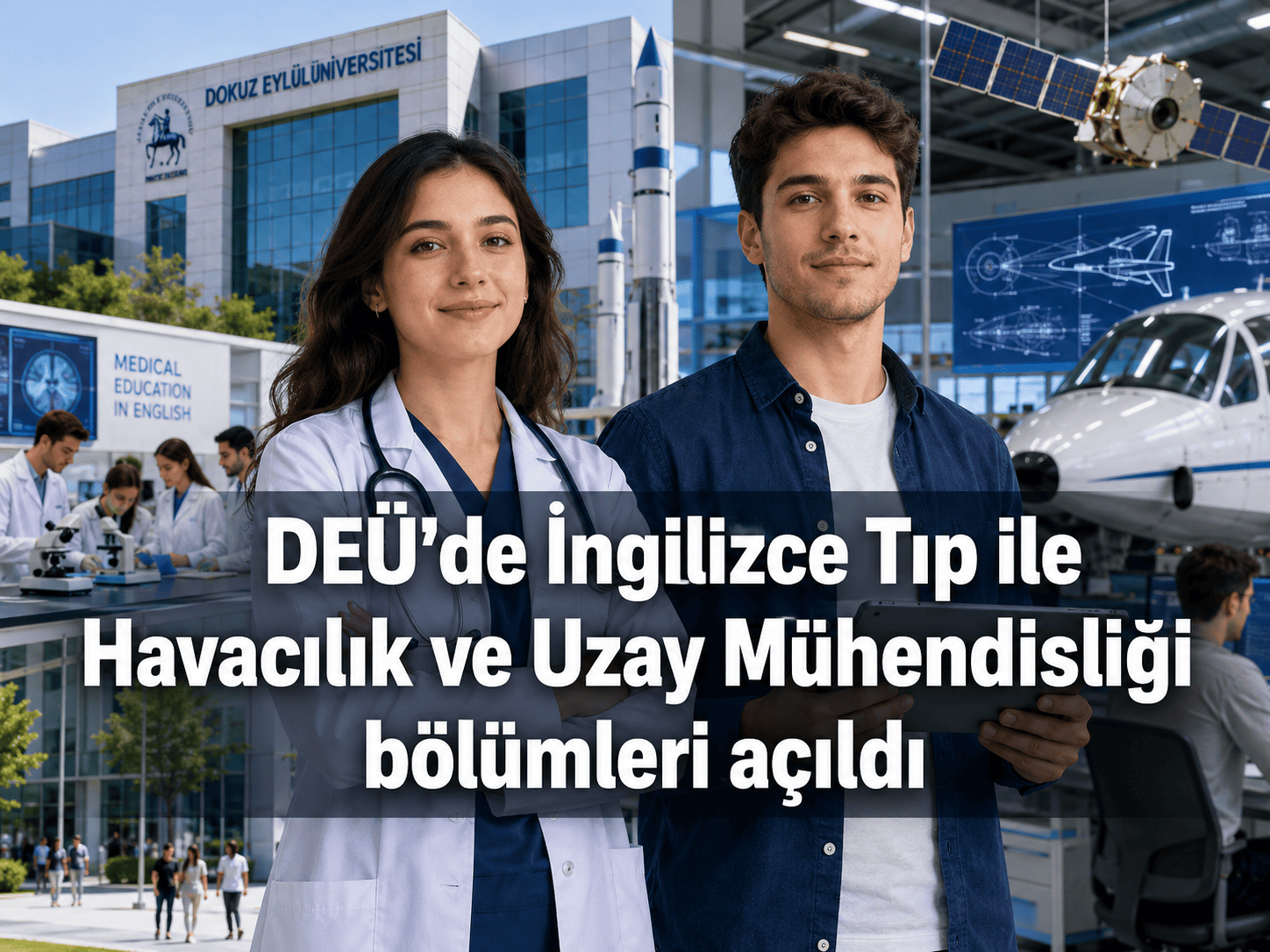 DEÜ'de İngilizce Tıp ile Havacılık ve Uzay Mühendisliği bölümleri açıldı