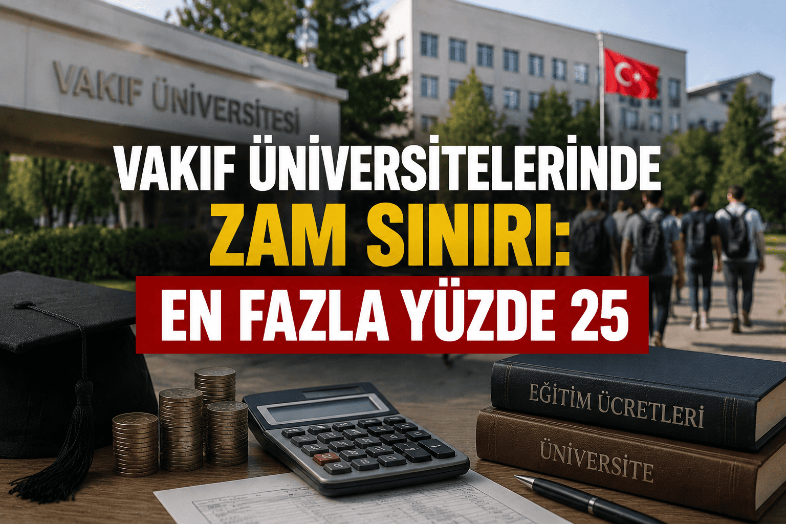 Vakıf Üniversitelerinde zam sınırı: En fazla yüzde 25