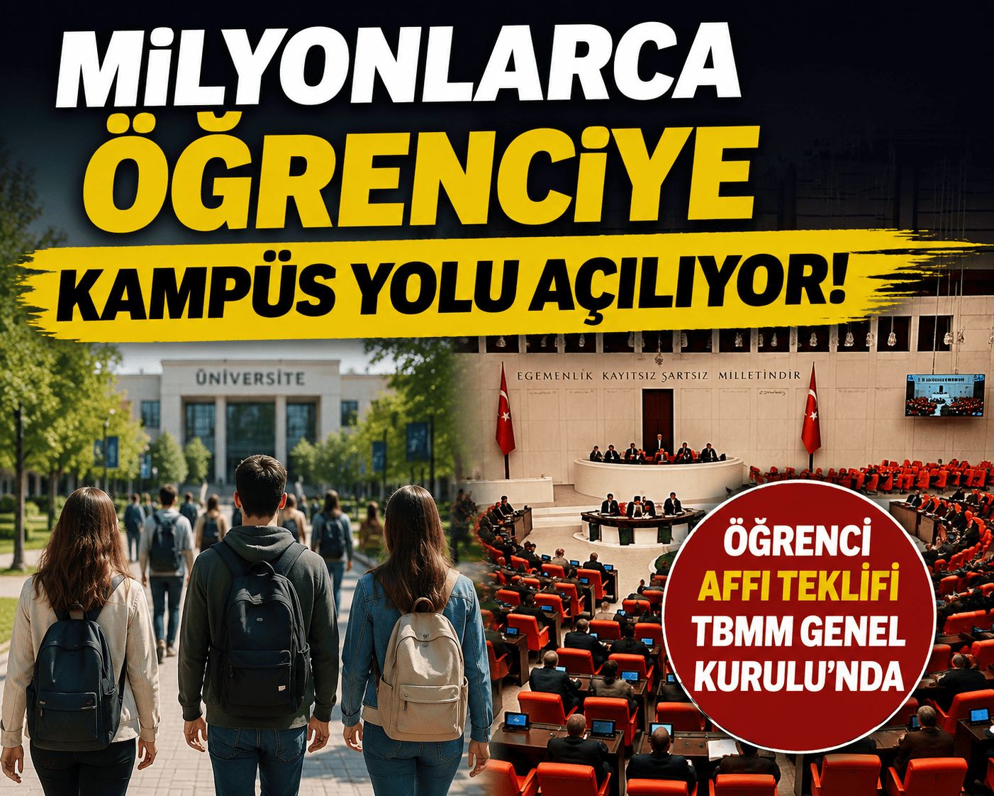4 Milyon öğrenciye af geliyor