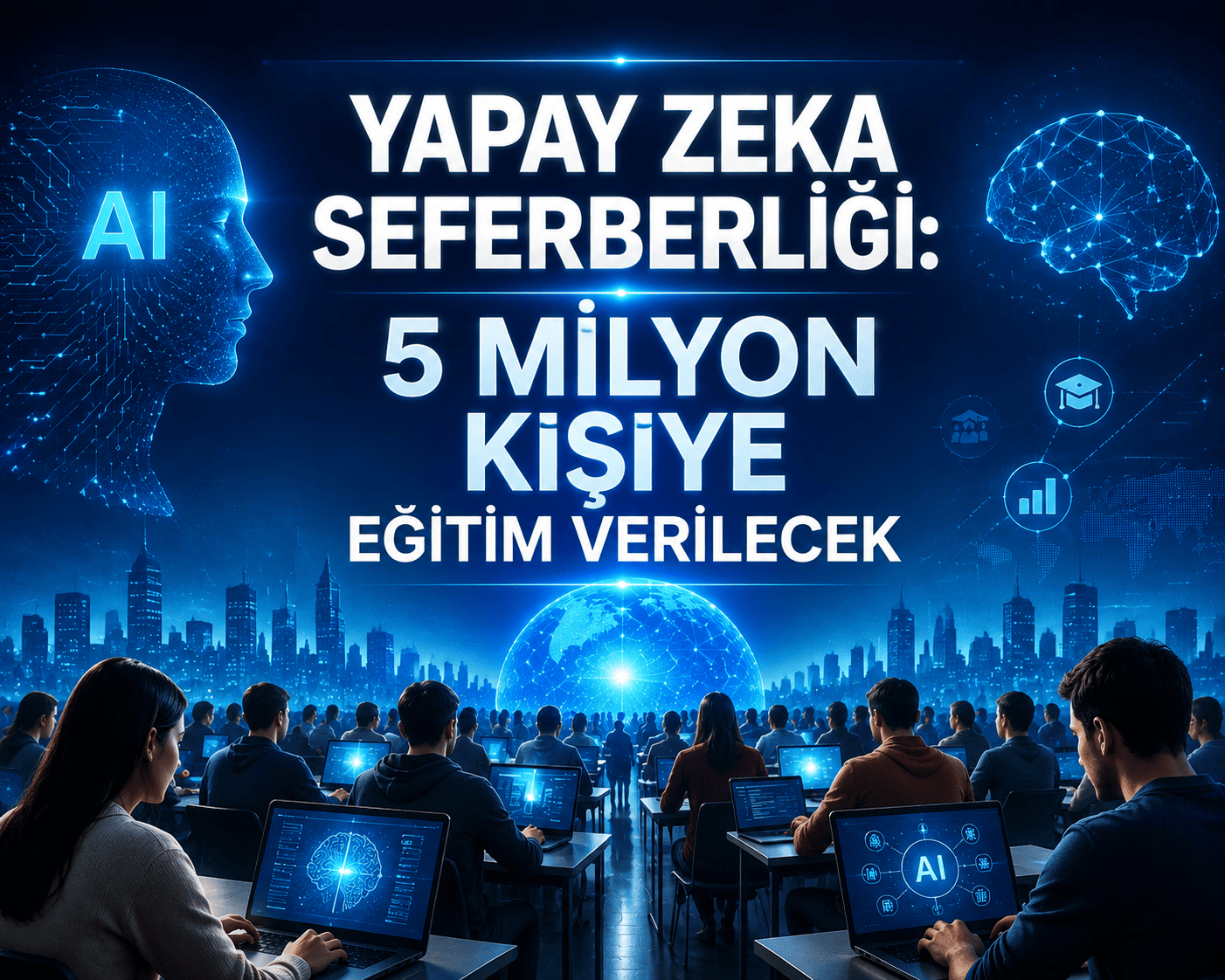 Sanayi ve Teknoloji Bakanı Kacır açıkladı: 5 Milyon kişiye yapay zeka eğitimi verilecek