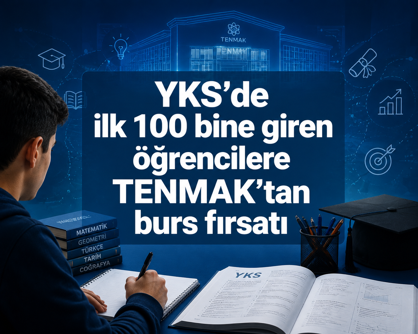 YKS’de ilk 100 bine giren öğrencilere TENMAK’tan burs fırsatı