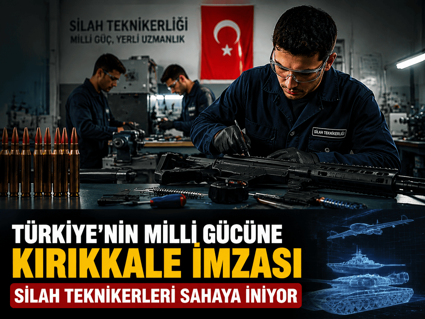 Türkiye'nin milli gücüne Kırıkkale imzası: Silah teknikerleri sahaya iniyor