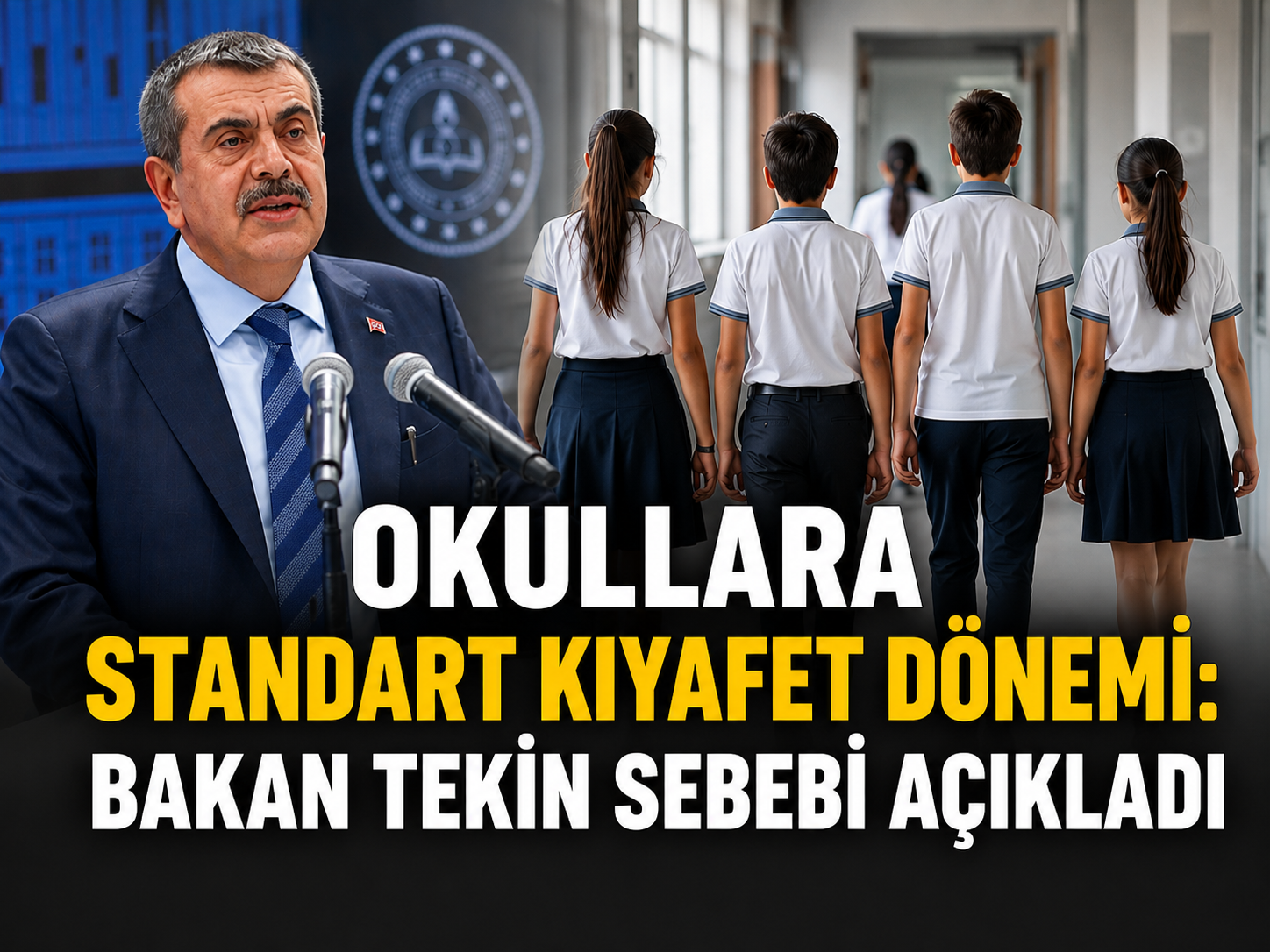 Bakan Tekin açıkladı: Okullarda serbest kıyafet dönemi bitti
