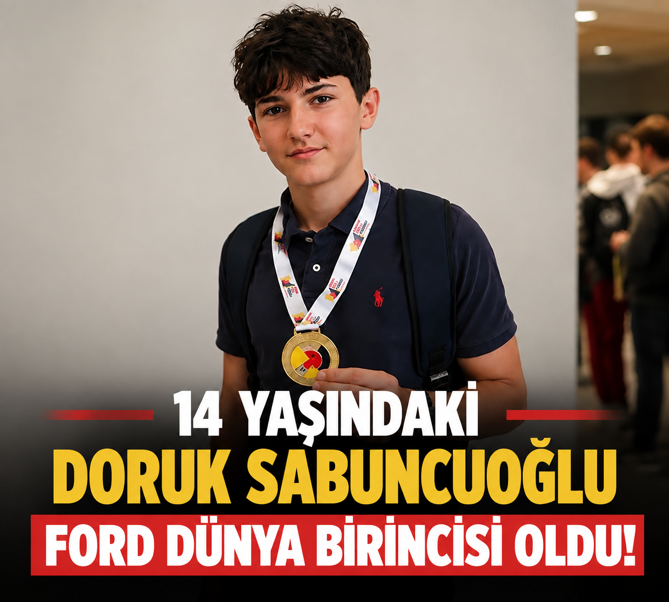 14 yaşındaki Doruk Sabuncuoğlu Ford dünya birincisi oldu