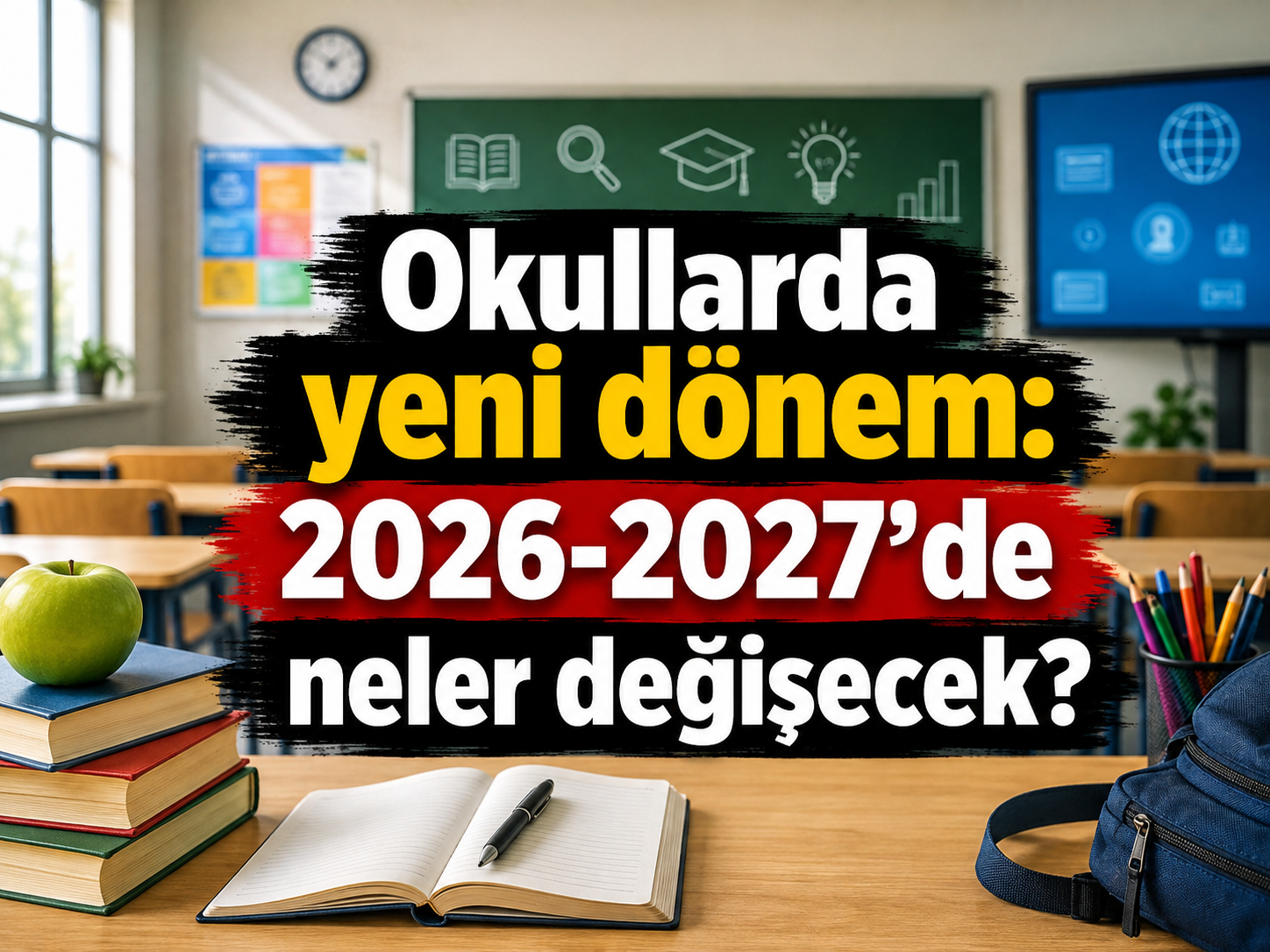 Okullarda yeni dönem: 2026-2027'de neler değişecek?
