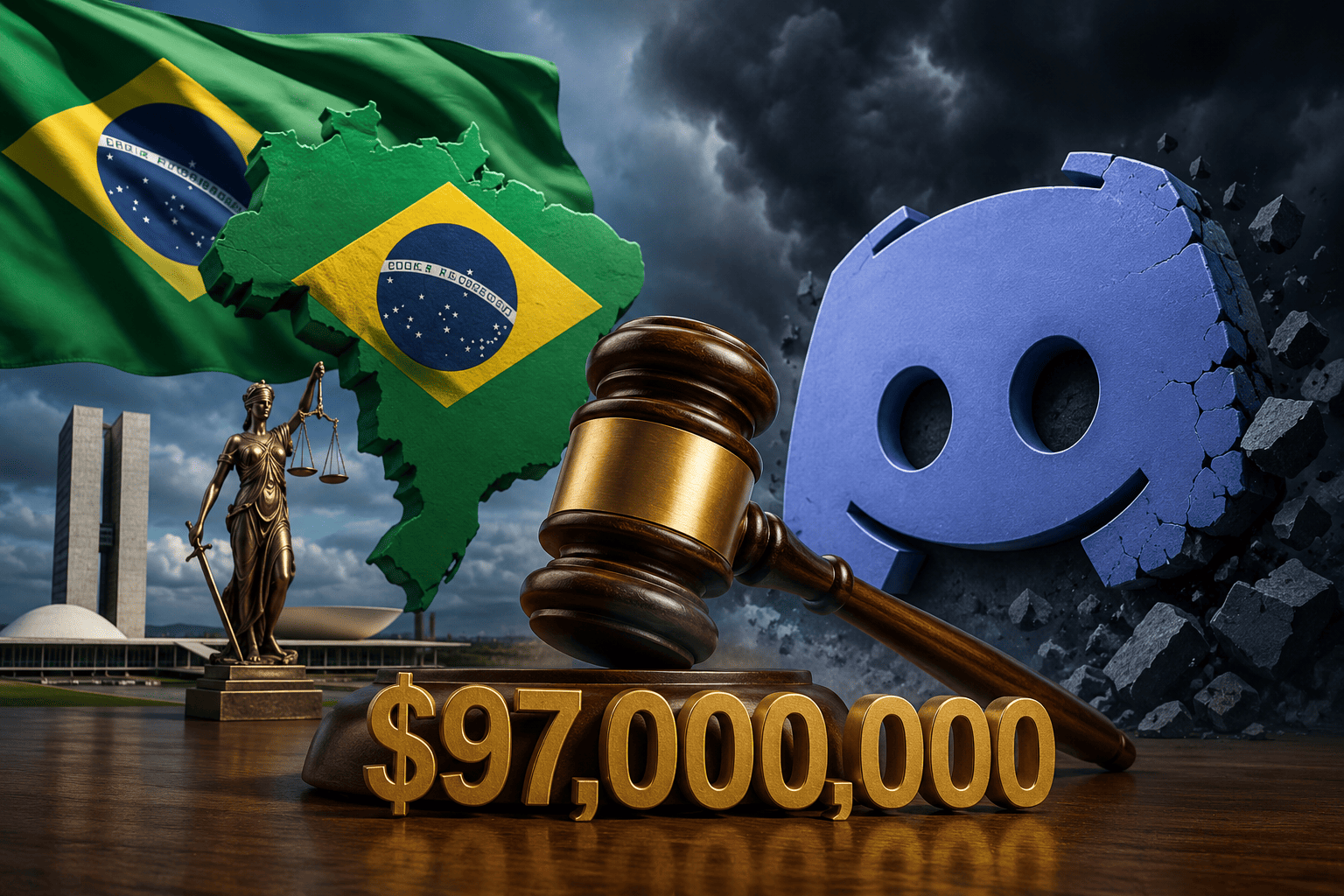 Brezilya'dan Discord'a 97 milyon dolarlık dava