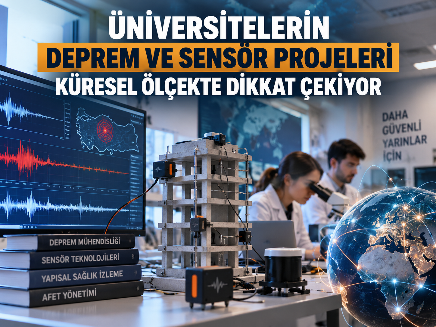 Üniversitelerin deprem ve sensör projeleri küresel ölçekte dikkat çekiyor