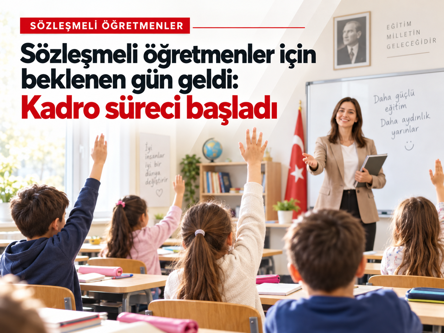 Sözleşmeli öğretmenler için beklenen gün geldi: Kadro süreci başladı