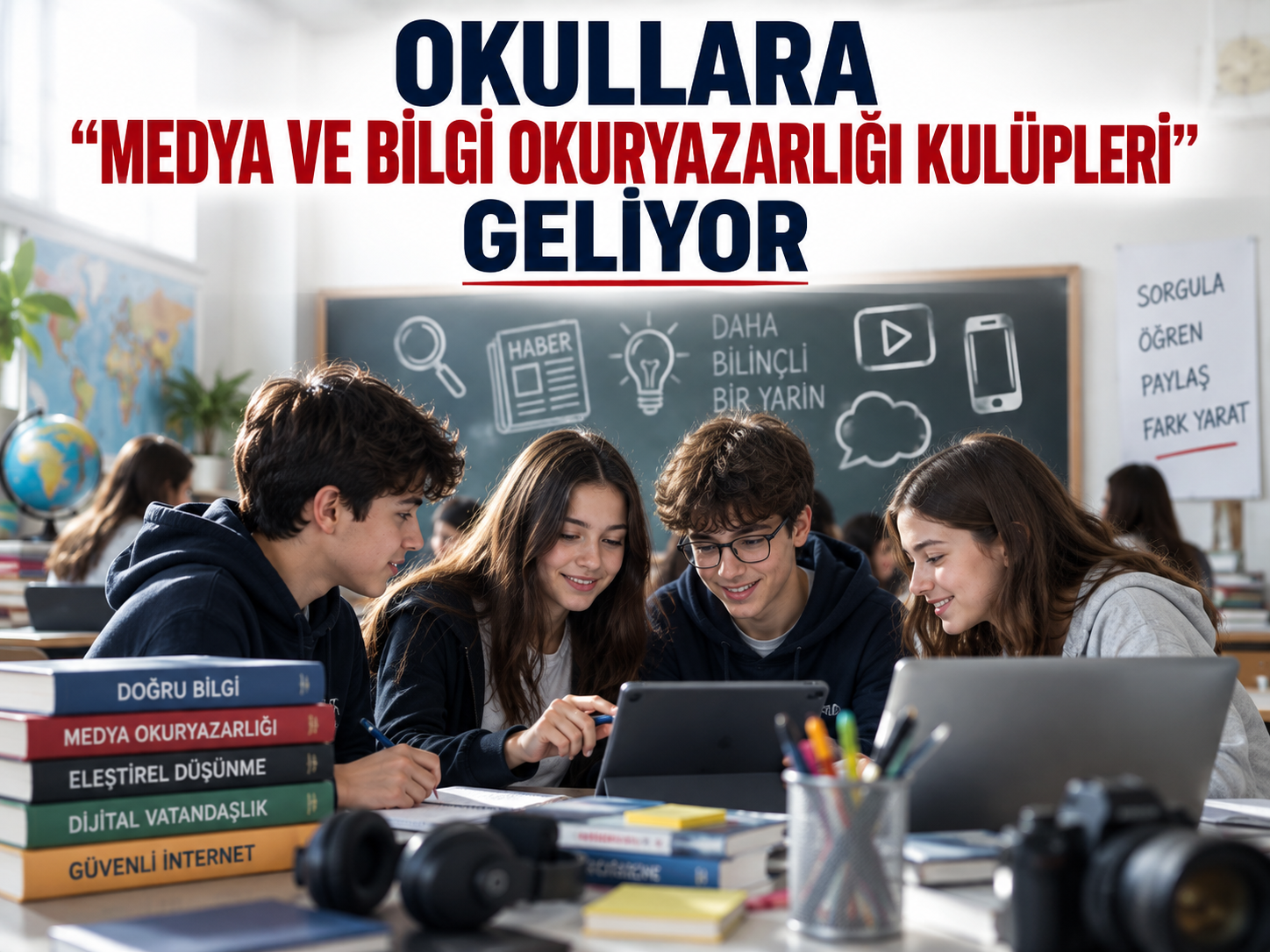 Okullara "Medya ve Bilgi Okuryazarlığı Kulüpleri" geliyor