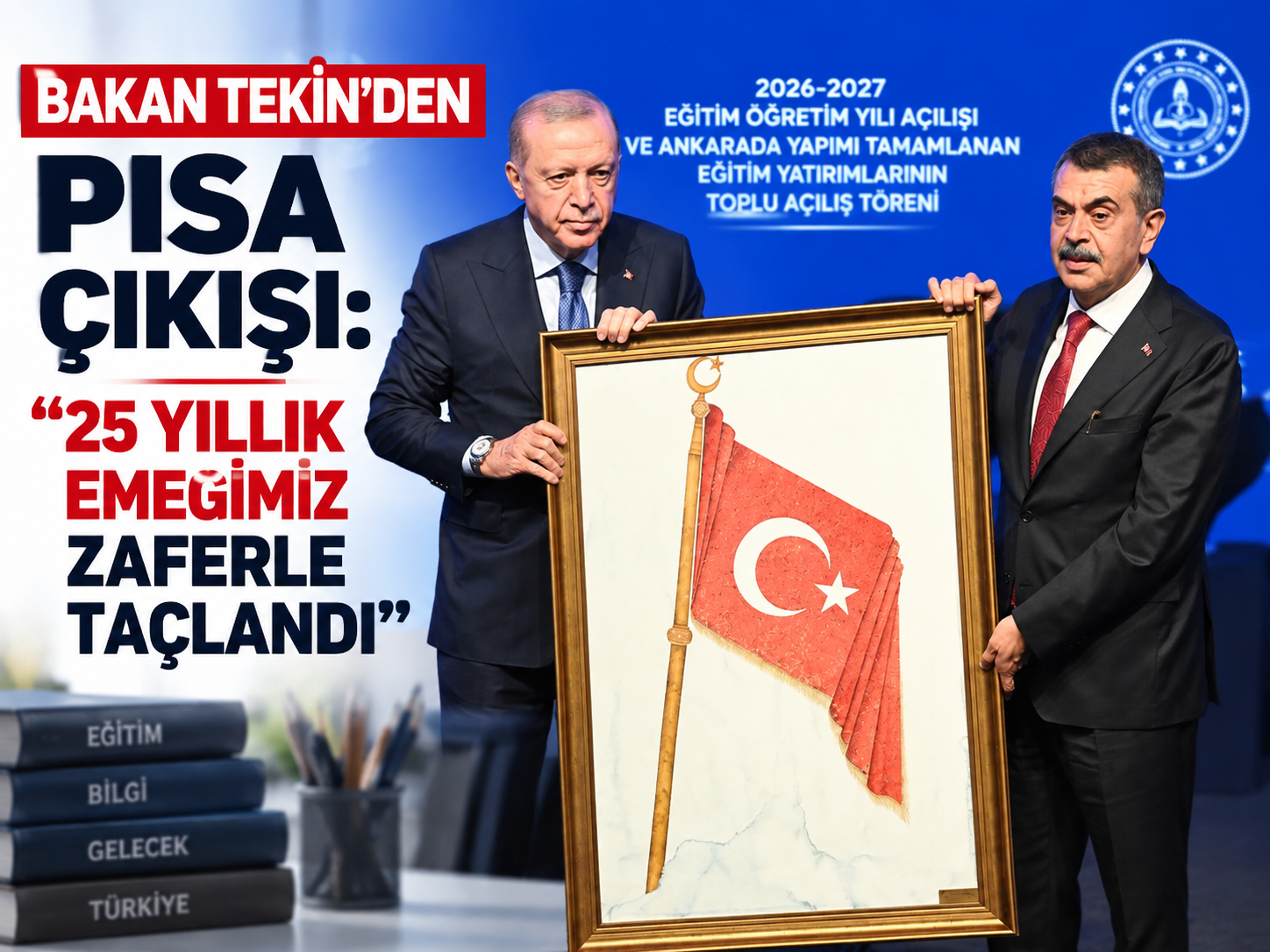 Bakan Tekin'den PISA çıkışı: "25 yıllık emeğimiz zaferle taçlandı"
