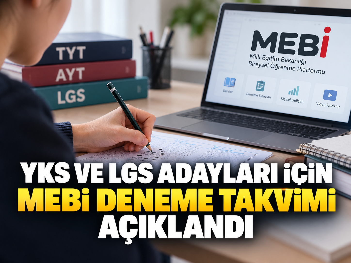 YKS ve LGS adayları için MEBİ deneme takvimi açıklandı