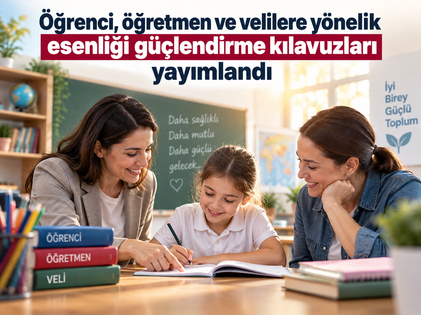 Öğrenci, öğretmen ve velilere yönelik esenliği güçlendirme kılavuzları yayımlandı