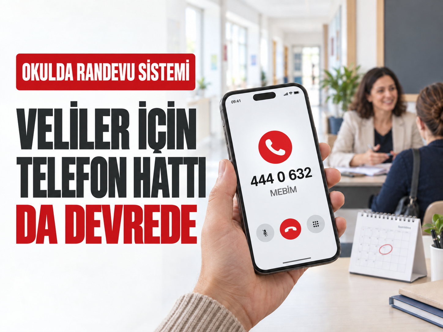 Okulda randevu sistemi: Veliler için telefon hattı da devrede
