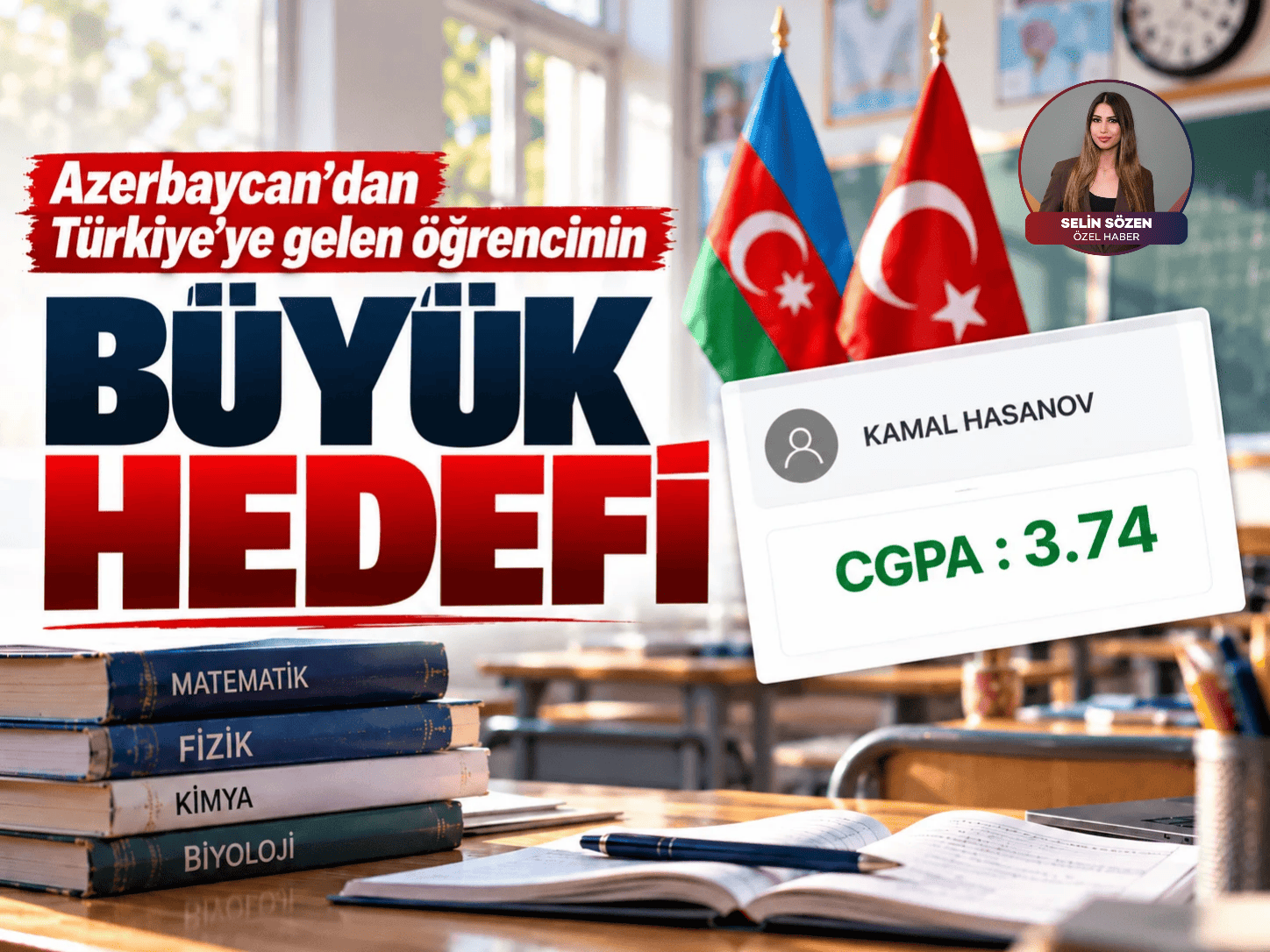 Azerbaycan’dan Türkiye’ye gelen öğrencinin büyük hedefi