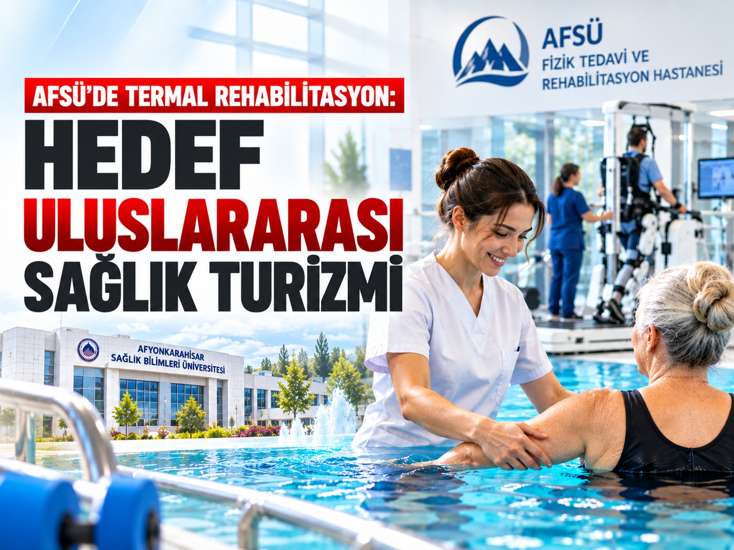 AFSÜ'de termal rehabilitasyon: Hedef uluslararası sağlık turizmi