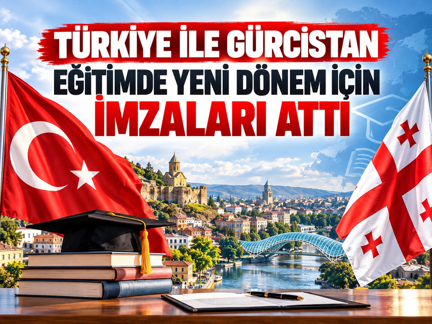 Türkiye ile Gürcistan eğitimde yeni dönem için imzaları attı