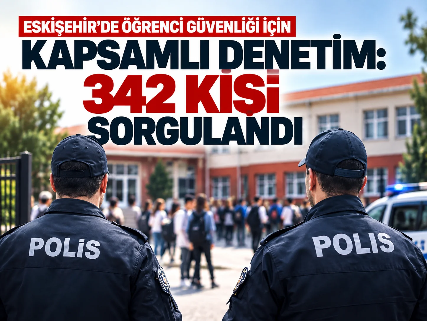Eskişehir'de öğrenci güvenliği için kapsamlı denetim: 342 kişi sorgulandı