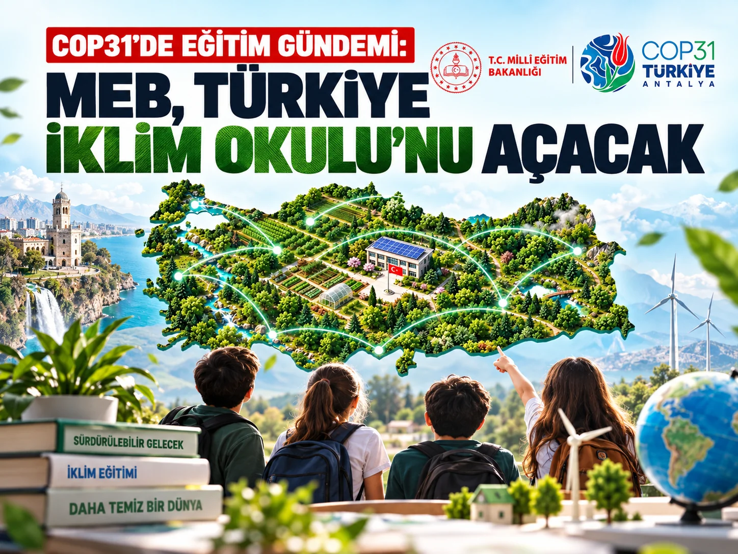 COP31'de eğitim gündemi: MEB, Türkiye İklim Okulu'nu açacak