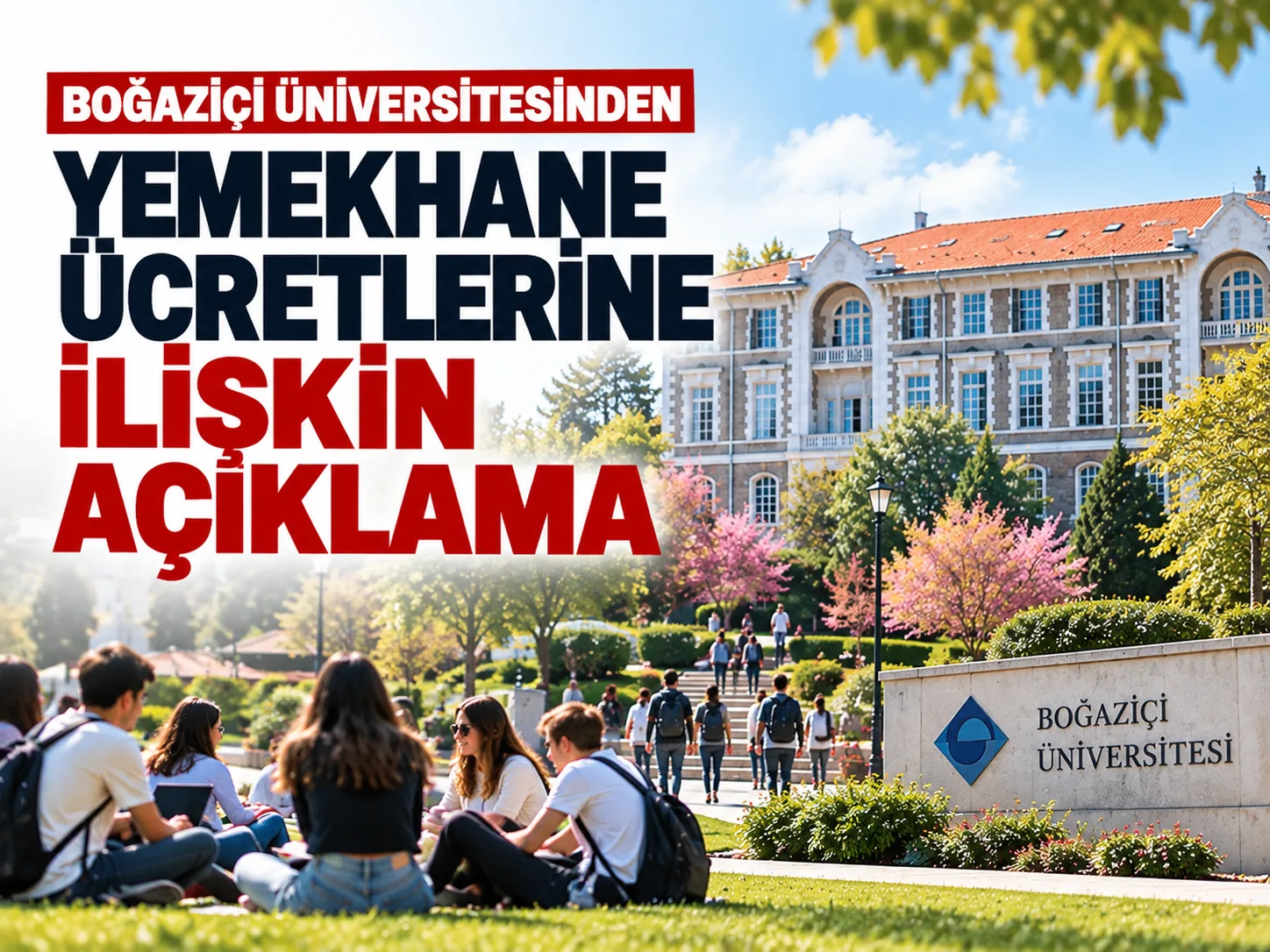 Boğaziçi Üniversitesinden yemekhane ücretlerine ilişkin açıklama