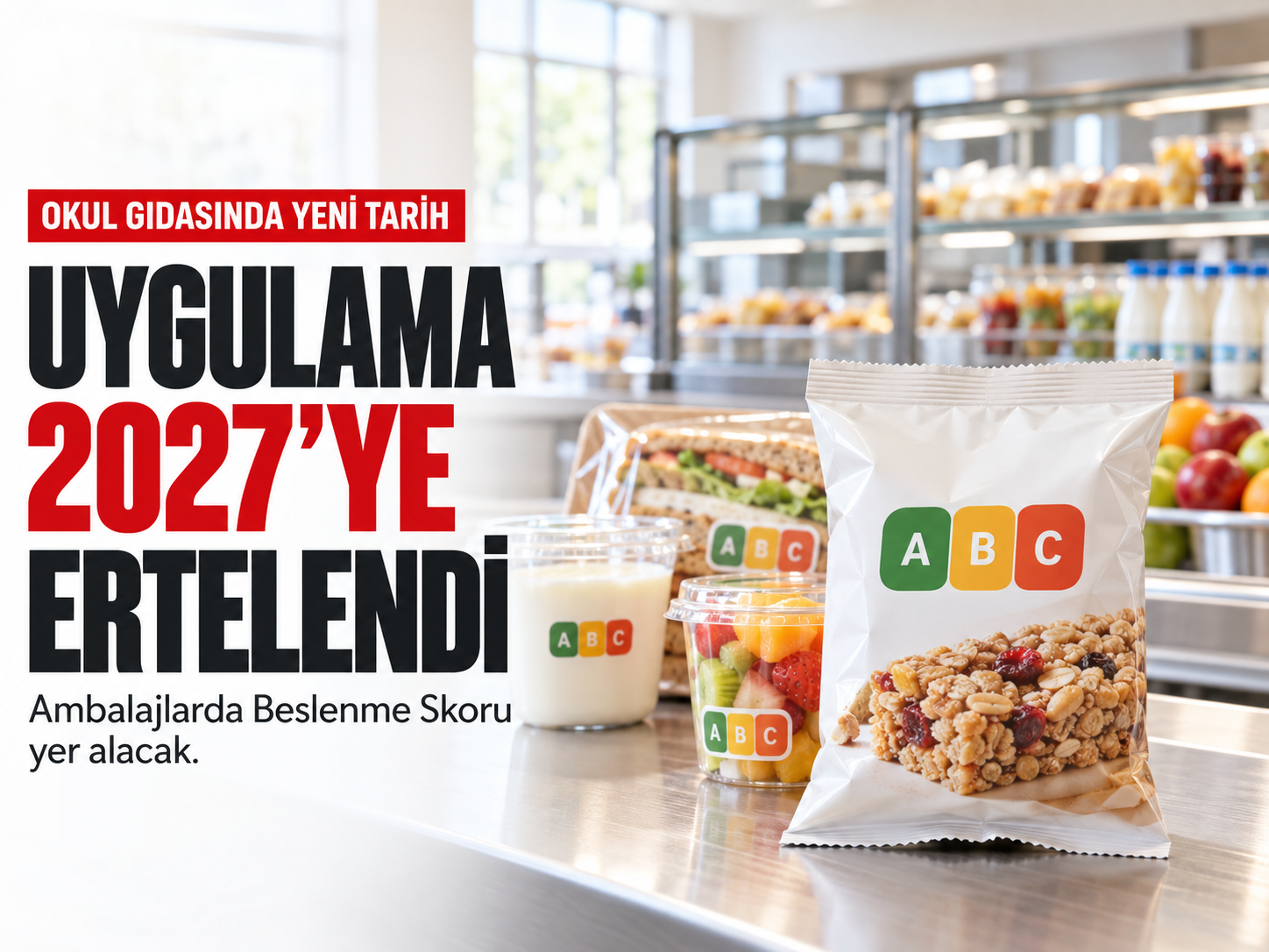 Okul Gıdası uygulaması 2027’ye ertelendi