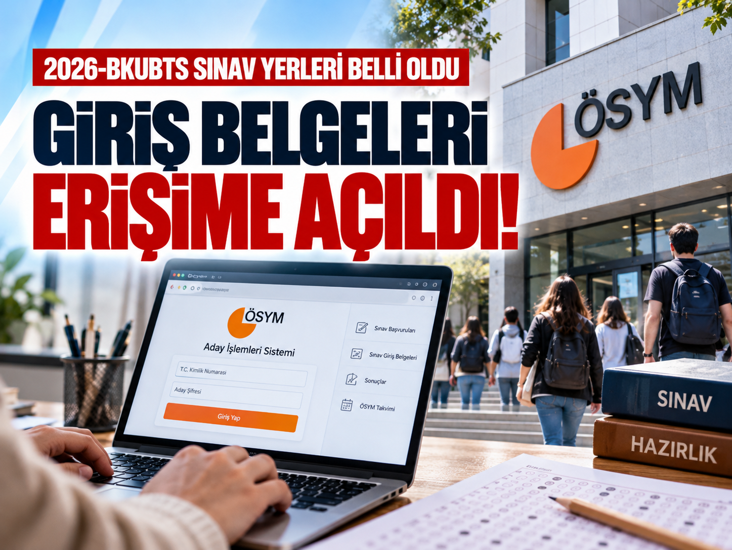 BKUBTS adayları dikkat! Sınav yerleri belli oldu