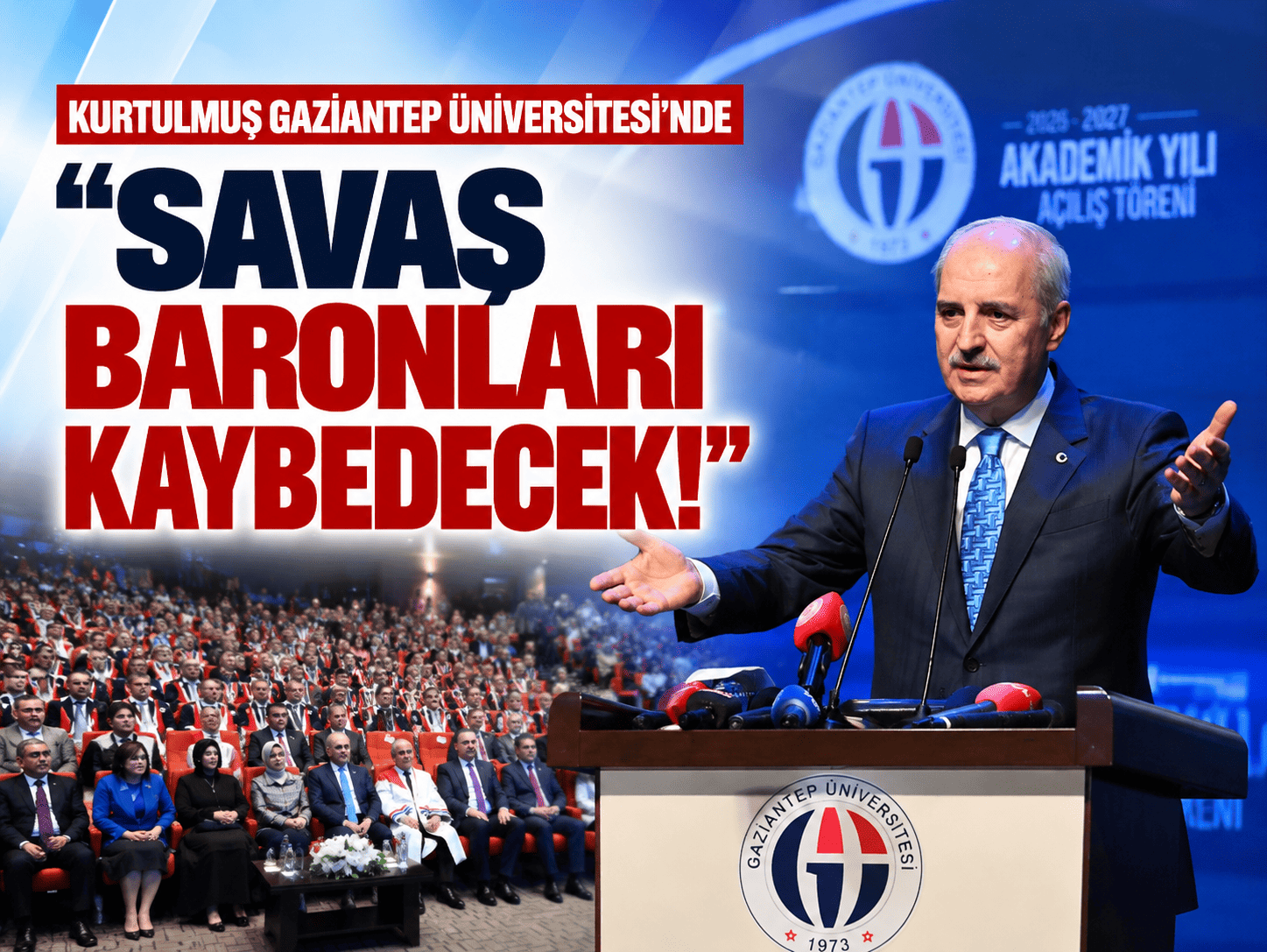 Numan Kurtulmuş, Gaziantep Üniversitesi'nde öğrencilerle buluştu