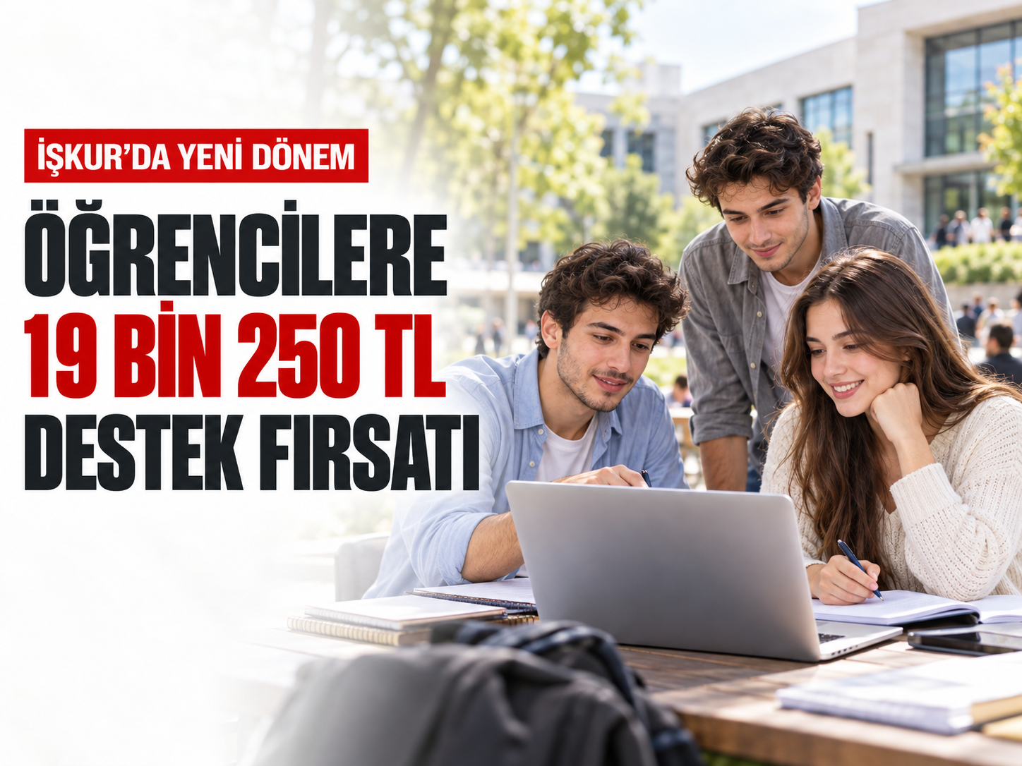 Öğrencilere 19 bin 250 TL destek fırsatı! İŞKUR’da yeni dönem başlıyor