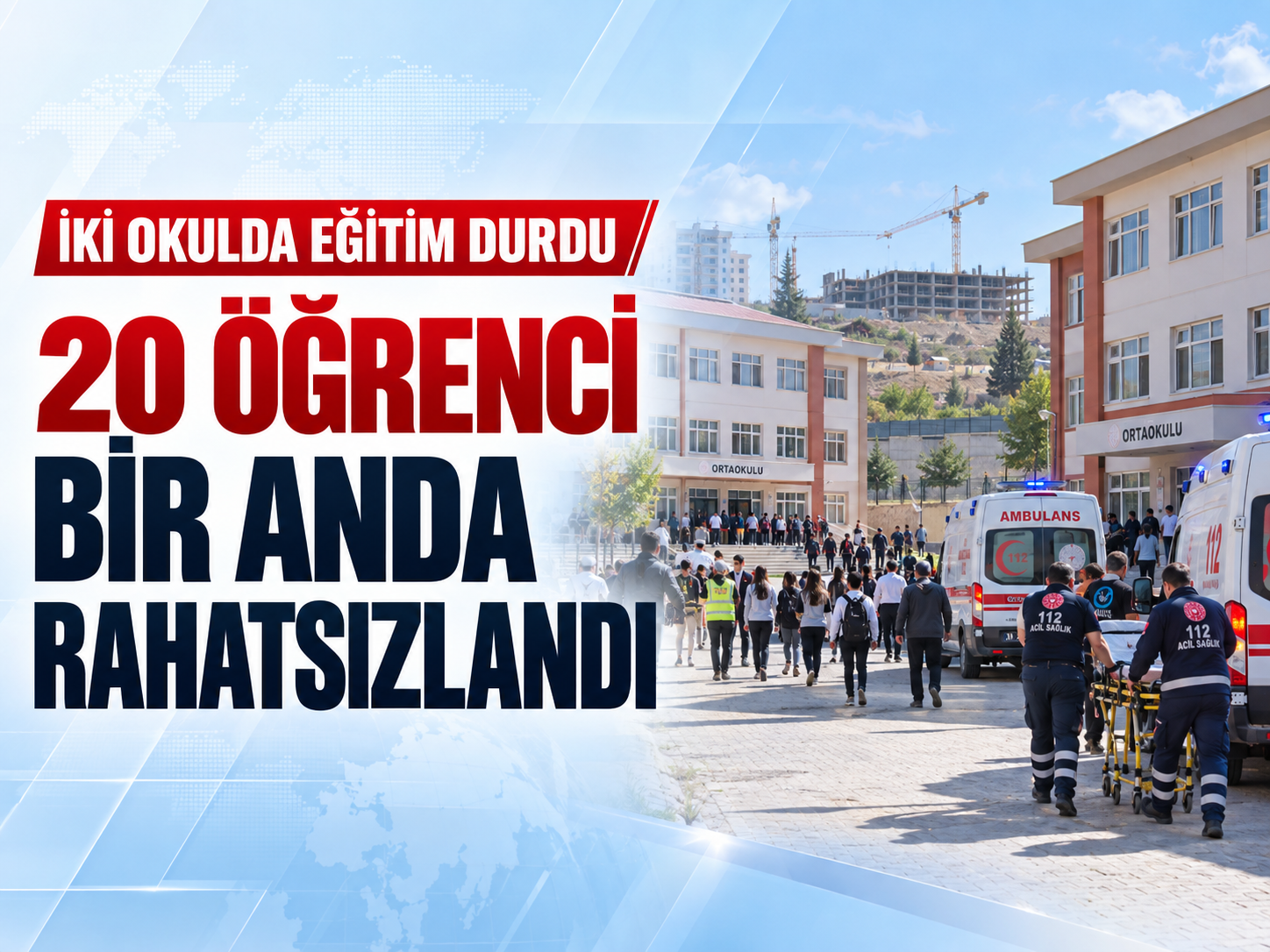 Kahramanmaraş'ta 20 öğrenciyi hastanelik eden koku! Varile el konuldu