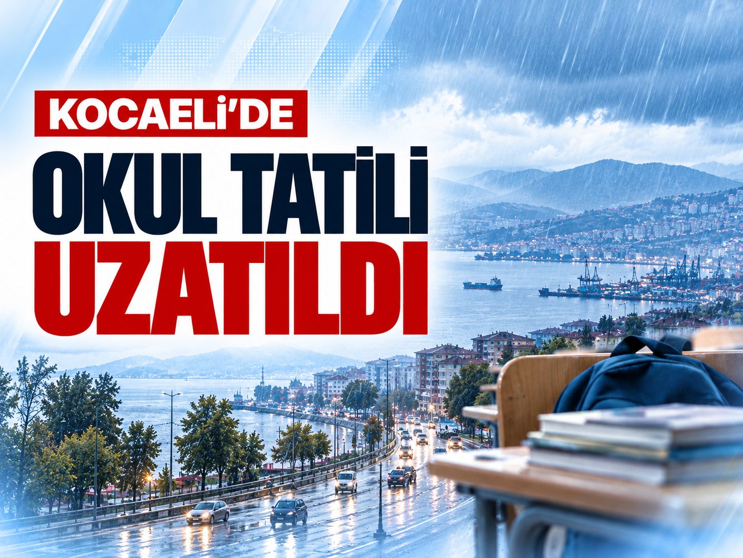 Kocaeli'de okul tatili uzatıldı
