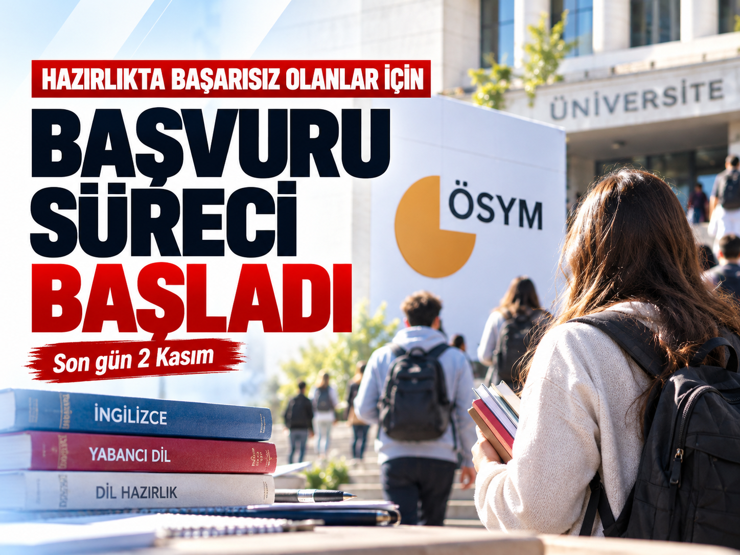 Hazırlık sınıfı nedeniyle üniversiteden ayrılanlara başvuru imkânı