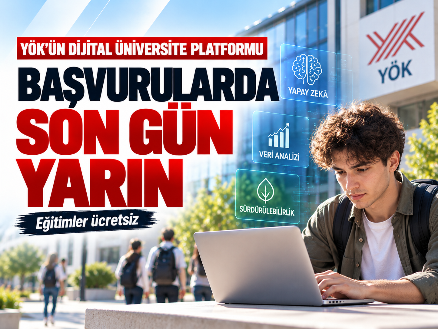 YÖK'ün dijital eğitim programında başvuru kapısı kapanıyor
