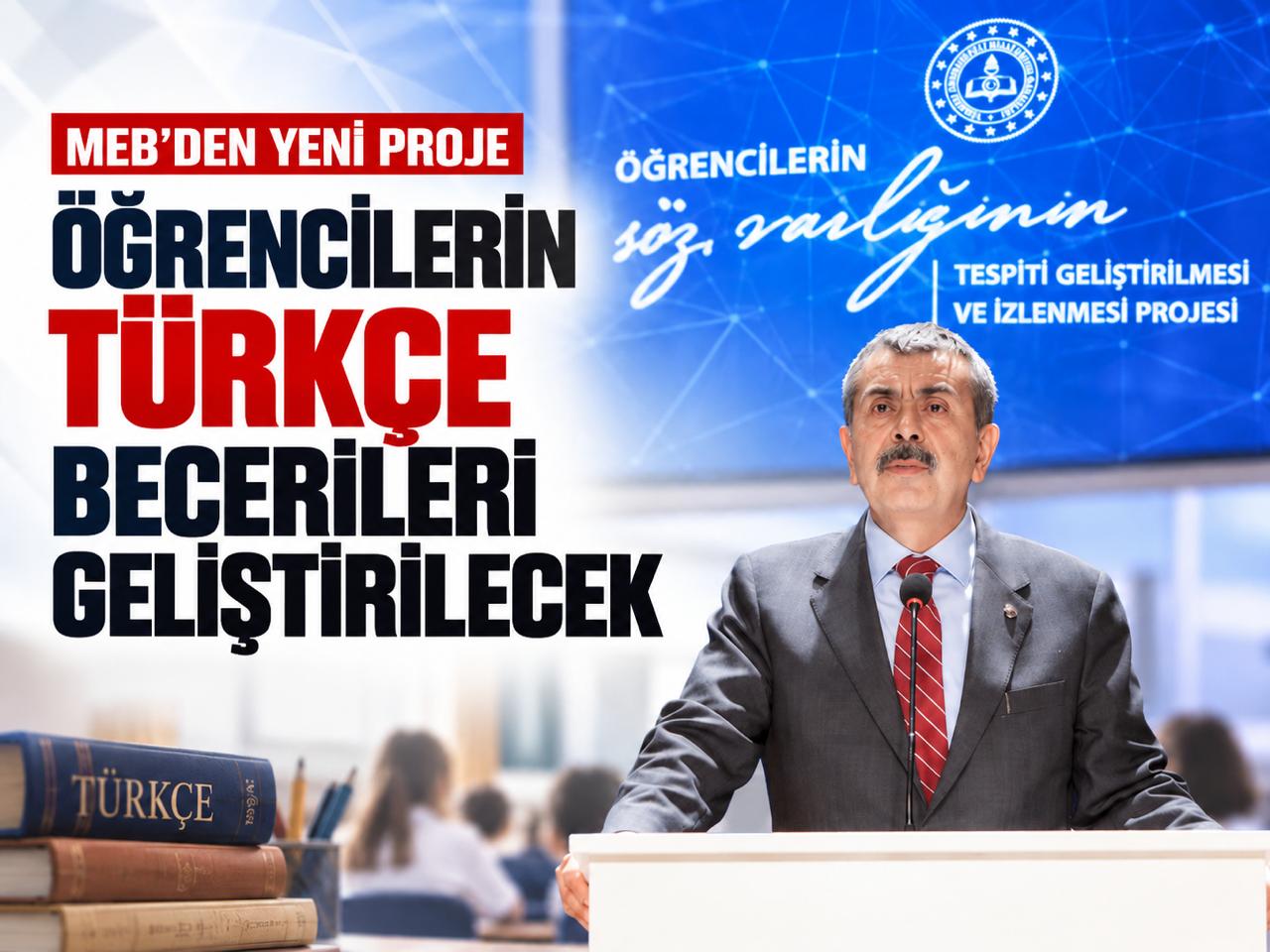 MEB'den öğrencilerin Türkçe becerileri için yeni proje