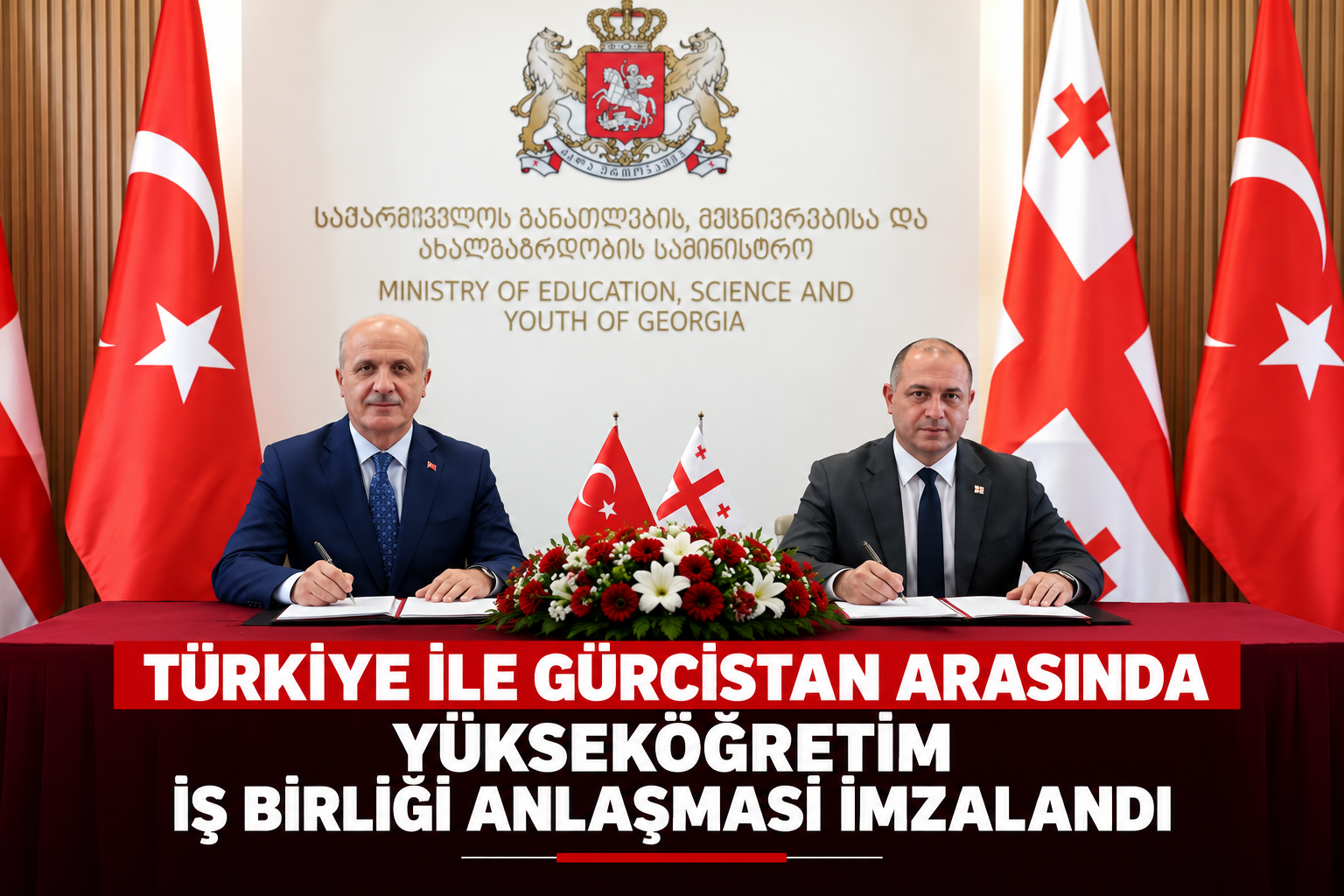 Türkiye ile Gürcistan arasında yükseköğretim iş birliği anlaşması imzalandı