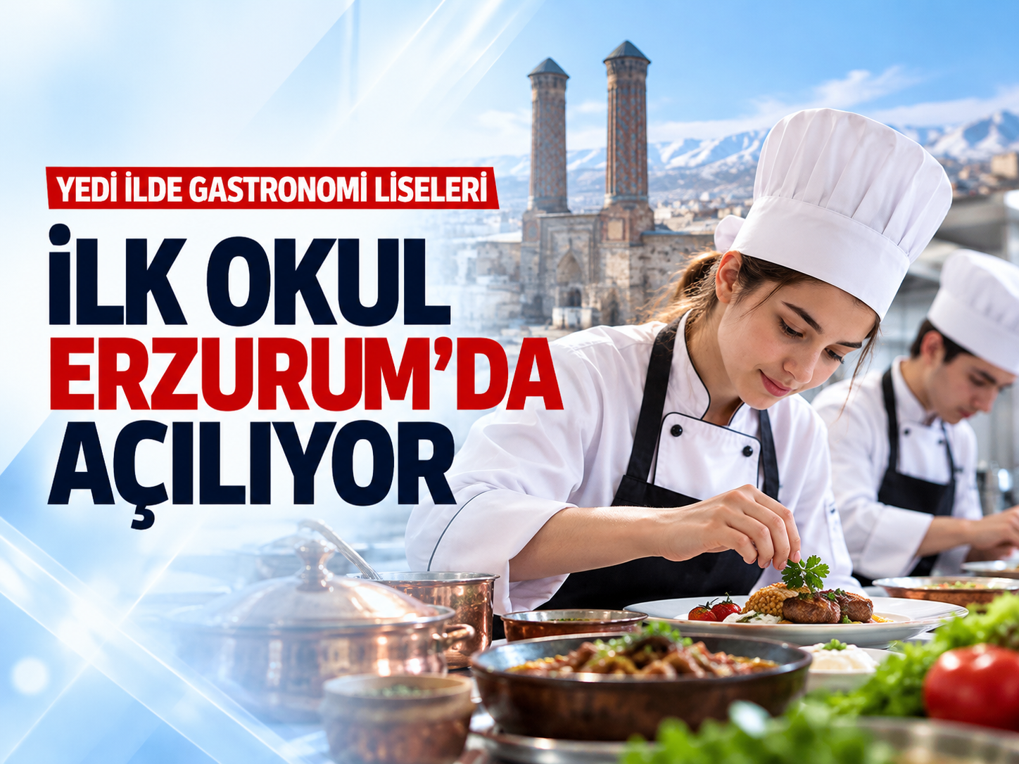 Türkiye'de 7 ilde gastronomi lisesi dönemi başlıyor!