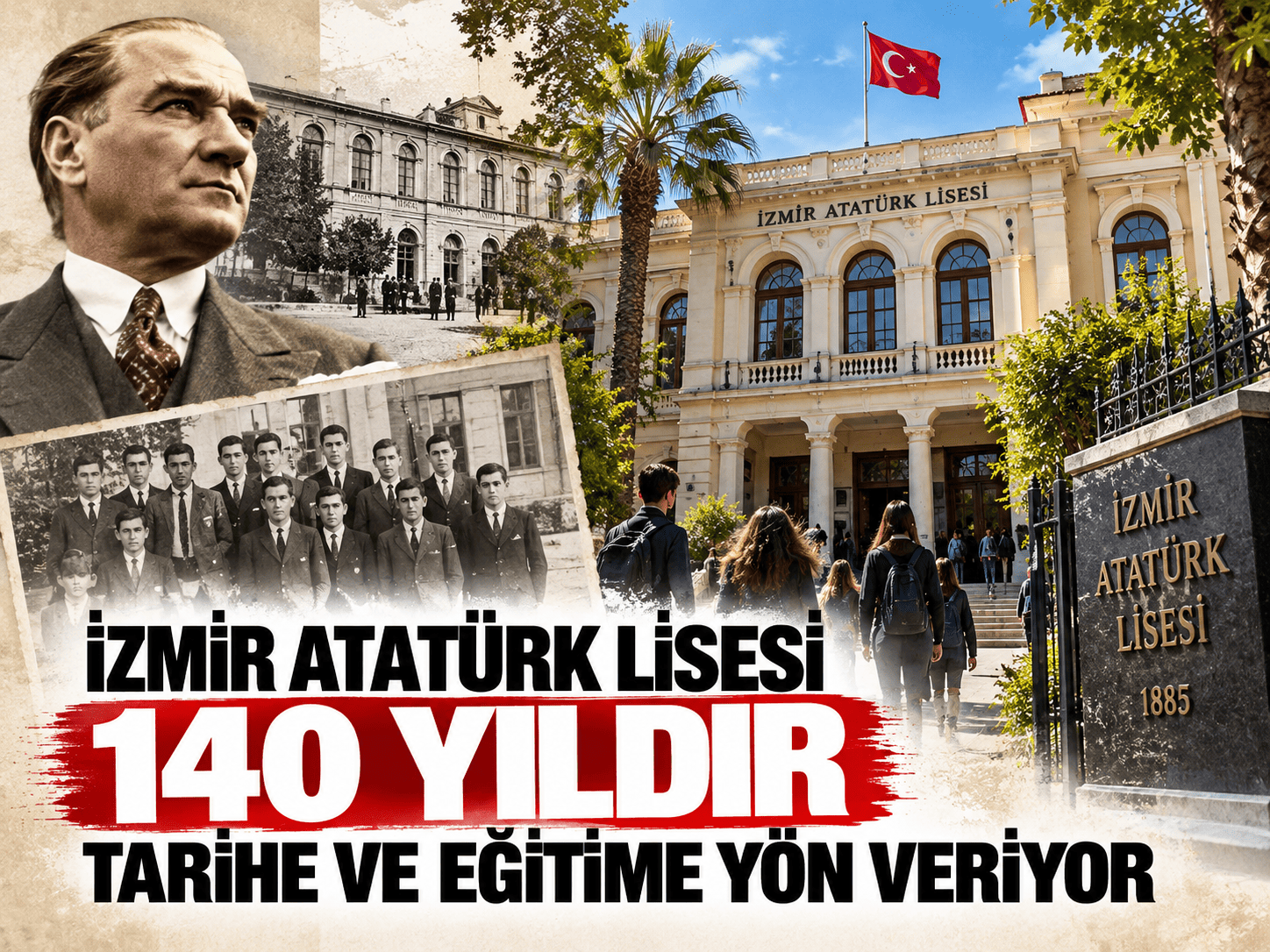İzmir Atatürk Lisesi 140 yıldır tarihe ve eğitime yön veriyor
