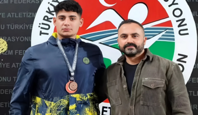 Abdulkerim Akdaş, U20 gülle atmada üçüncü oldu