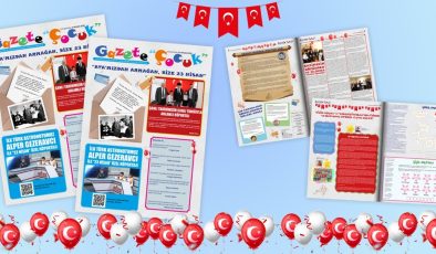 23 Nisan ruhu “Gazete Çocuk” sayfalarında