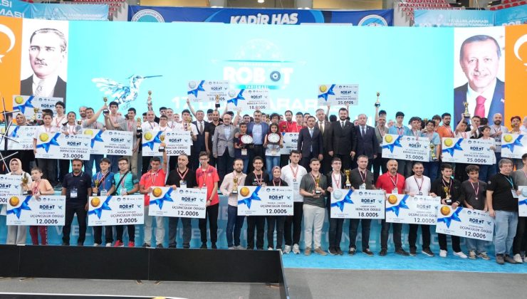 MEB robot yarışmasında ödüller sahiplerini buldu