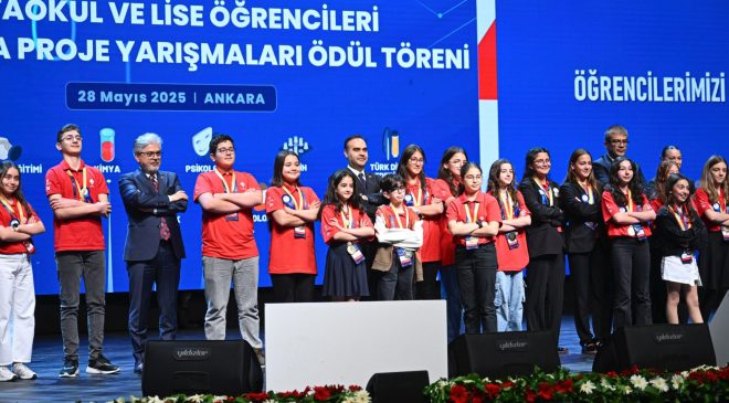 TÜBİTAK proje yarışmalarında ödüller sahiplerini buldu